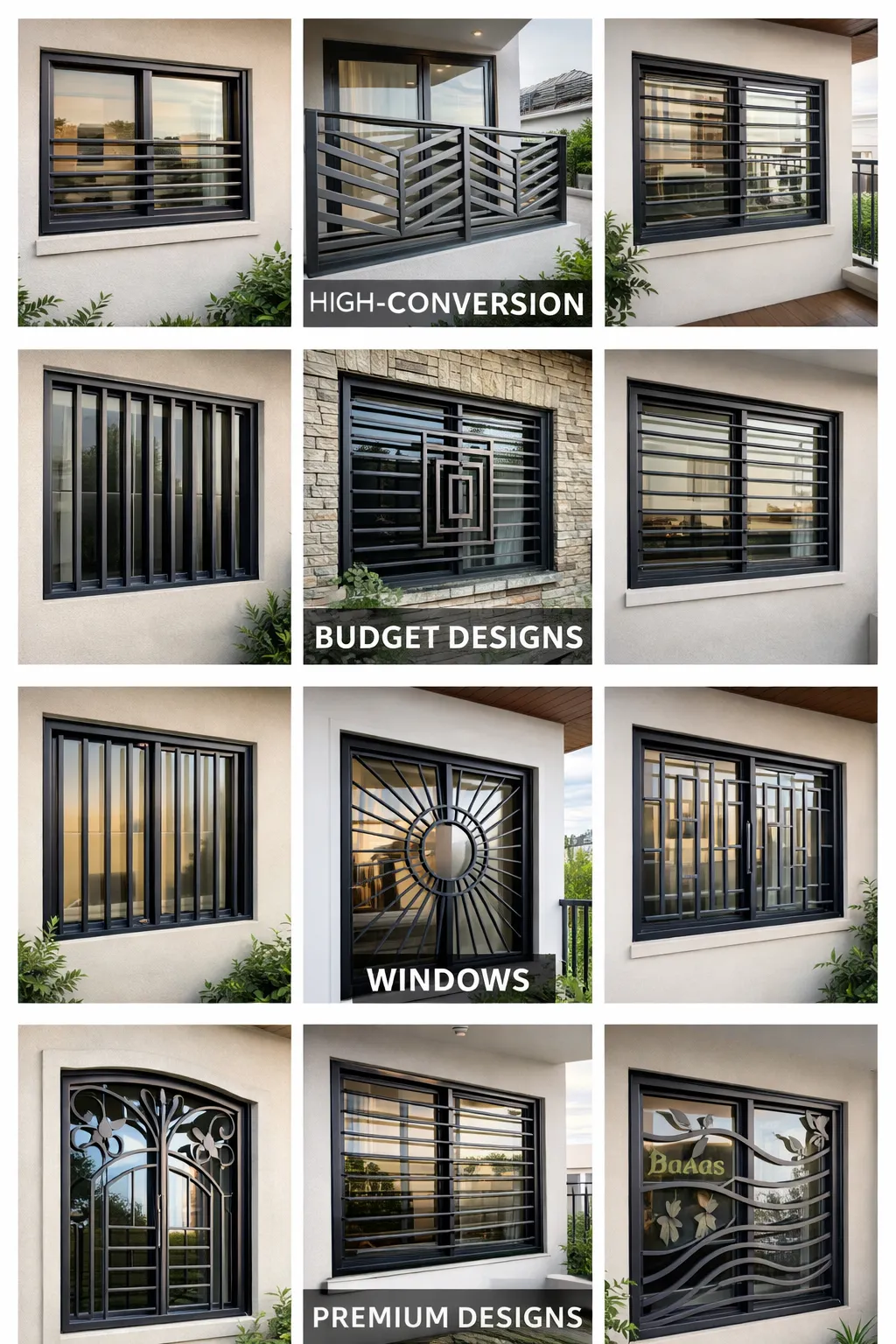 Aluminium Child Safety Balcony Grill