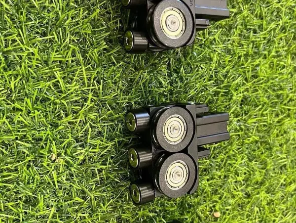 Folding glass door - interior partition