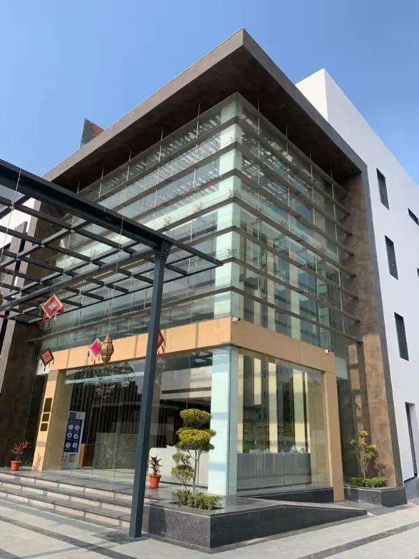 HPL Exterior Cladding Price India - Walnut Finish HPL ACP Exterior Panels | Luxury Home Elevation | Premium Wood Texture | Best Price | Hyderabad Delhi Bangalore