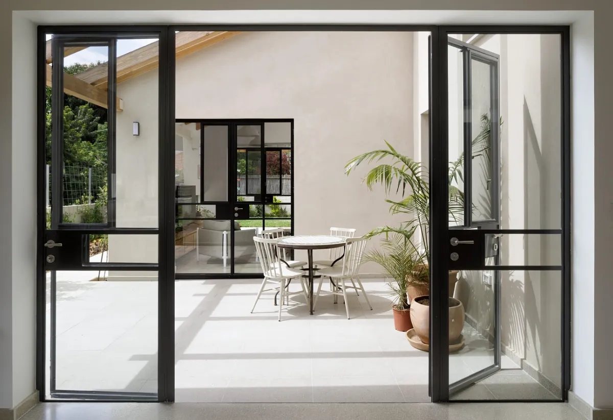 Slim Entrance Glass Door Price India - Heavy Duty System Window Frame | Toughened Glass Elevation Doors | Structural Aluminium Frame | Best Price
