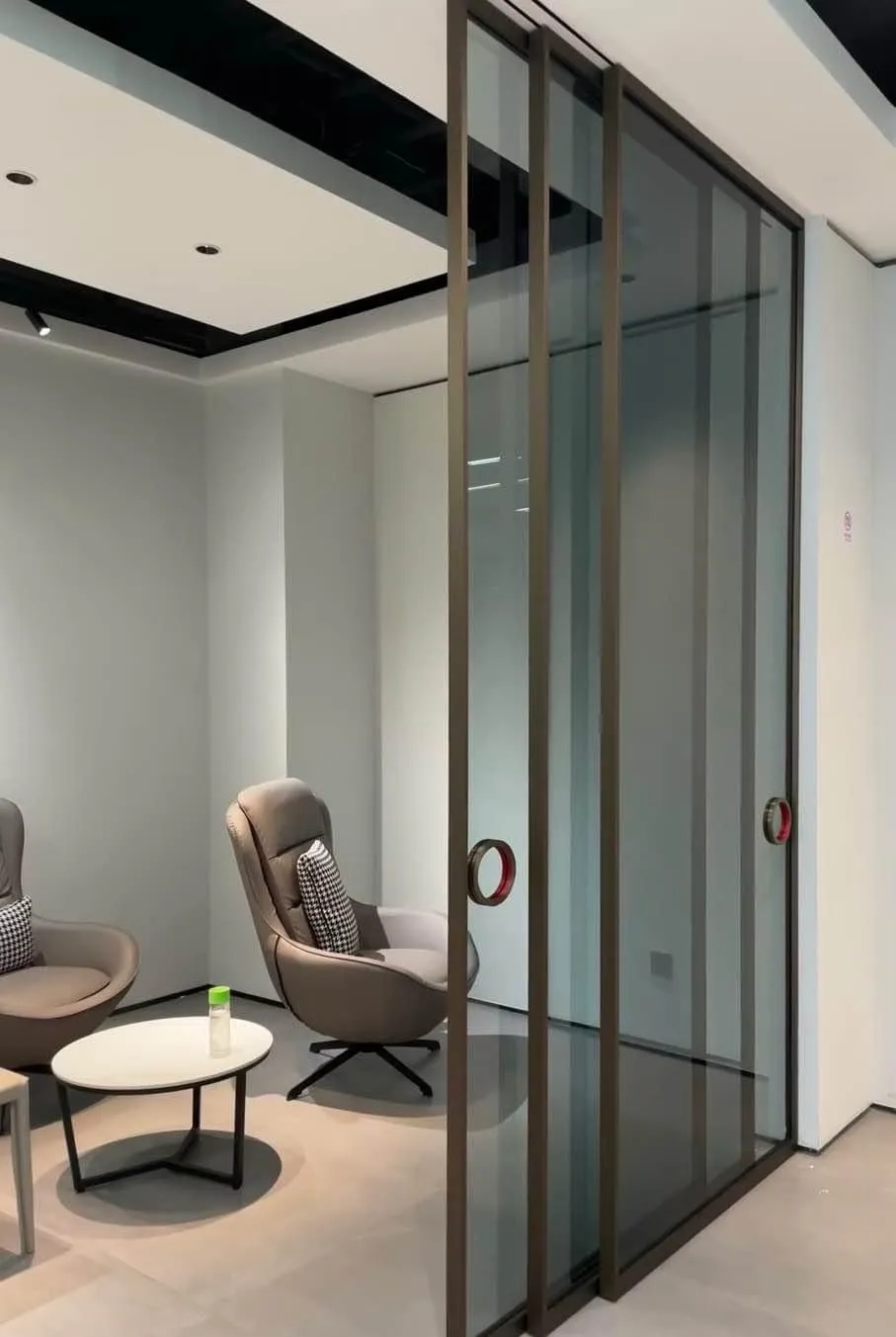 Aluminium Telescopic Slim Partition Sliding Door Price India - Multi Panel System for Kitchen Partition | Best Price | Hyderabad Delhi