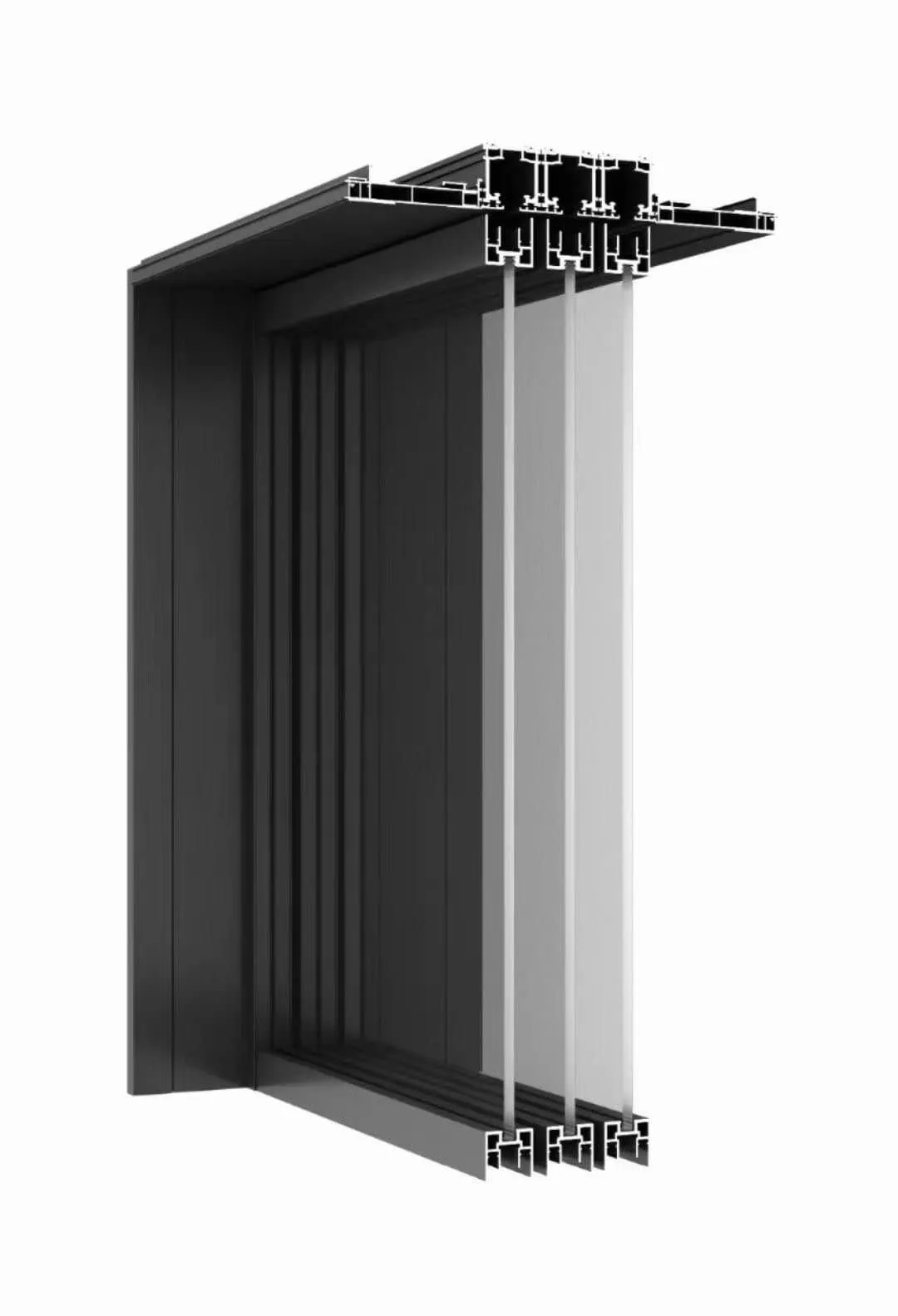 Synchronized Telescopic Slim Partition Door Price India - Smooth Operation for Kitchen Partition | Soft Close Hardware | Best Price